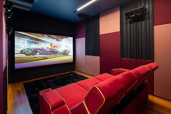 Home theatre installation project - 5.1.2 Dolby Atmos Setup