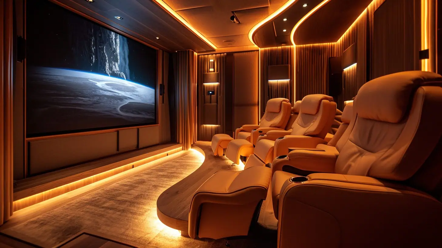 Home theatre installation project - Acoustic Treatment · Projector Mount