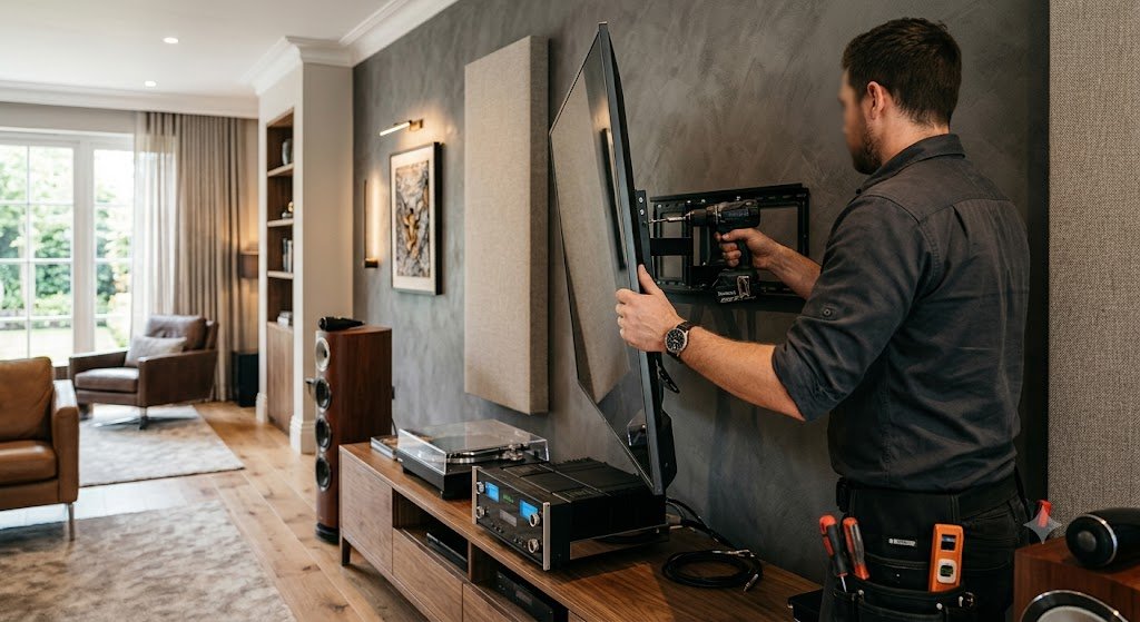 Professional TV wall mounting service in Hyderabad