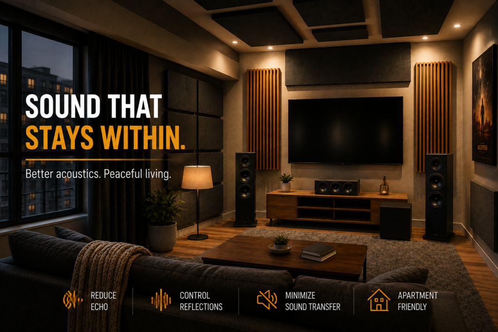 Acoustic Treatment for Apartments: What Actually Works