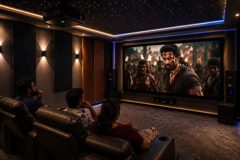 Private home cinema installation in Hyderabad